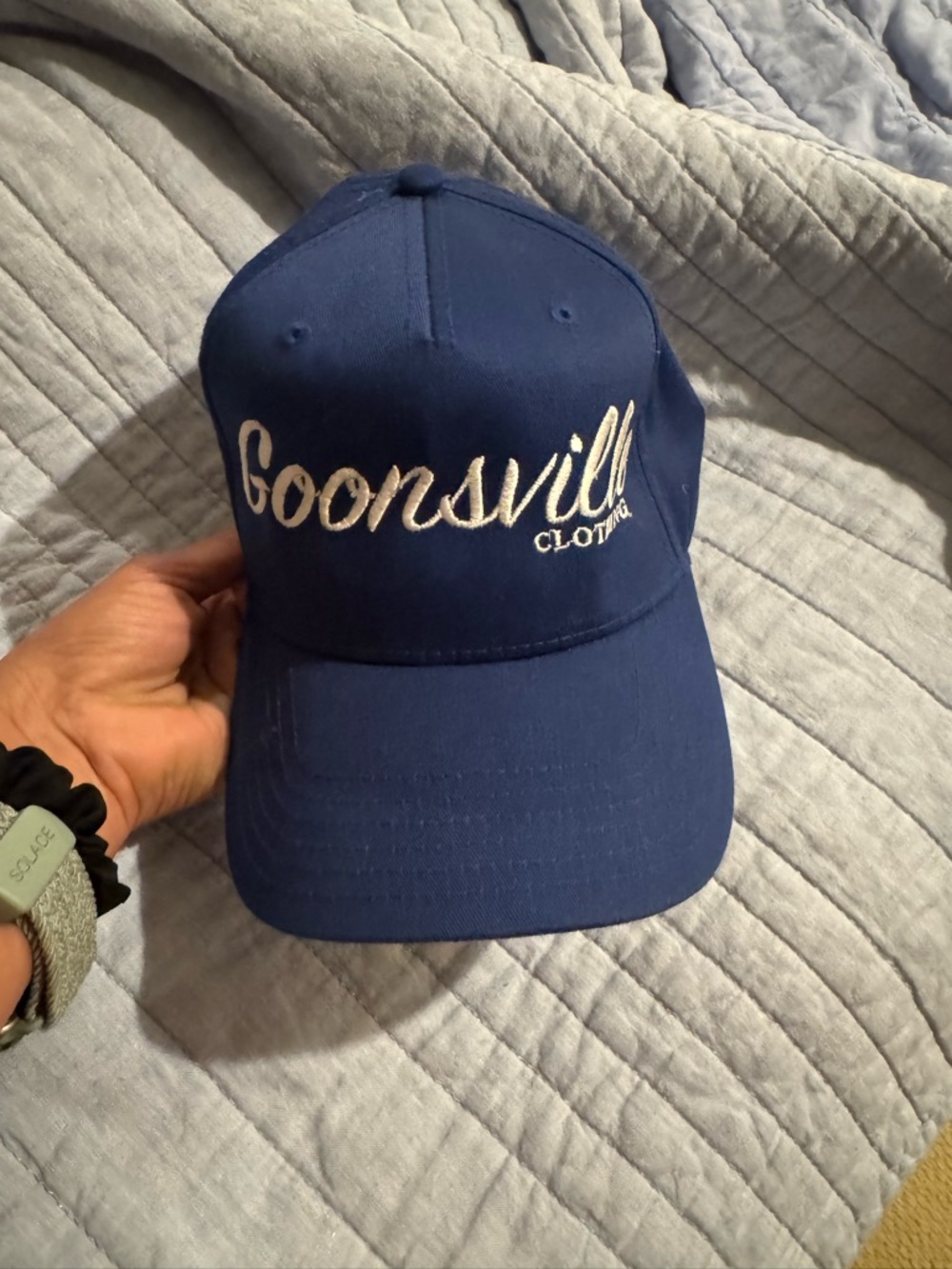 Goonsville Clothing Blue Embroidered Baseball Cap Hat